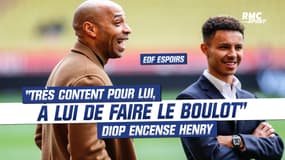 Espoirs : "très content pour Thierry Henry, à lui de faire le boulot" Diop encense son ancien coach