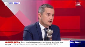 Gérald Darmanin: "Une partie de l'extrême gauche est dans une forme de violence"