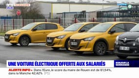 Calvados: un patron offre une voiture électrique à ses salariés