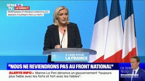 Marine Le Pen: "L'abstention est un effacement du citoyen qui revient à laisser le champ libre aux gens en place"