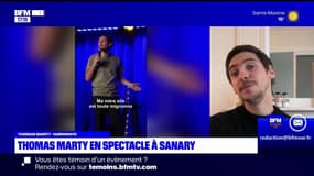 Sanary-sur-Mer: l'humoriste varois Thomas Marty en tournée