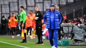 Jean-Louis Gasset lors d'OM-Lens (2-1, L1), le 28 avril 2024