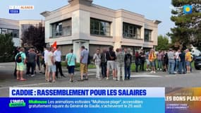 Bas-Rhin: les ex-salariés de l'entreprise Caddie, placée en liquidation judiciaire, réclament leur salaire