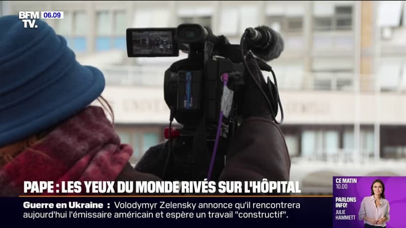 Pape François: la presse internationale a les yeux rivés sur l'hôpital Gemilli de Rome