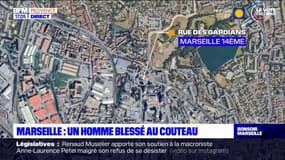 Marseille: un homme blessé au couteau jeudi, son pronostic vital engagé
