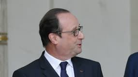 François Hollande et Manuel Valls à l'Elysée le 16 juillet 2014. 