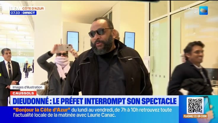Caussols : le préfet interrompt un spectacle de Dieudonné