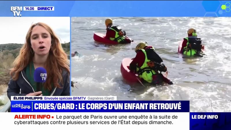 Tempête Monica: le corps d'une fillette correspondant au signalement de la mineure âgée de 4 ans disparue a été découvert par les gendarmes du Gard