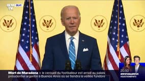 Présidentielle américaine: Joe Biden appelle Donald Trump à respecter sa victoire