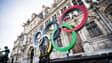 Les anneaux des Jeux olympiques, à Paris le 17 juillet 2020