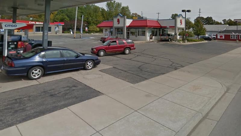 Le PS Food Mart, d'Albion dans le Michigan.