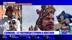 Carnaval de Nice: le youtubeur niçois Cyprien aimerait créer des chars pour les prochaines éditions