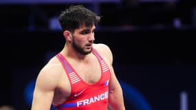 Le lutteur français Rakhim Magamadov, 16 septembre 2023