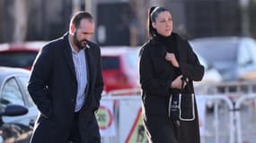 Jenni Hermoso à son arrivée au tribunal de l'Audience nationale à San Fernando de Henares, près de Madrid, le 3 février 2025