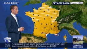 Grand soleil pour tout le monde et les températures grimpent ce mercredi