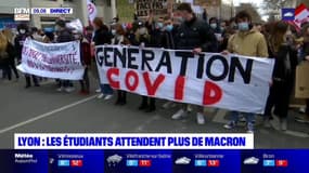 Lyon: mobilisés jeudi, les étudiants attendent plus d'Emmanuel Macron