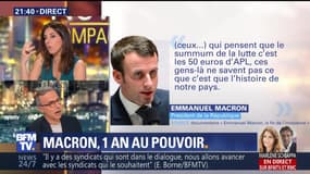 Macron, un an au pouvoir