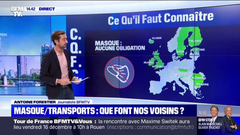 Port du masque: qu'en est-il dans les pays européens ?