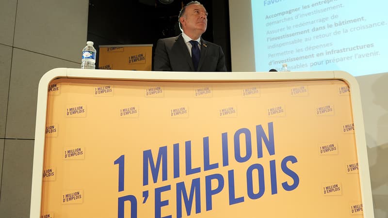 Pierre Gattaz en septembre 2014, quand il promettait la création d'un million d'emplois en échange de baisses de charges (via le CICE).