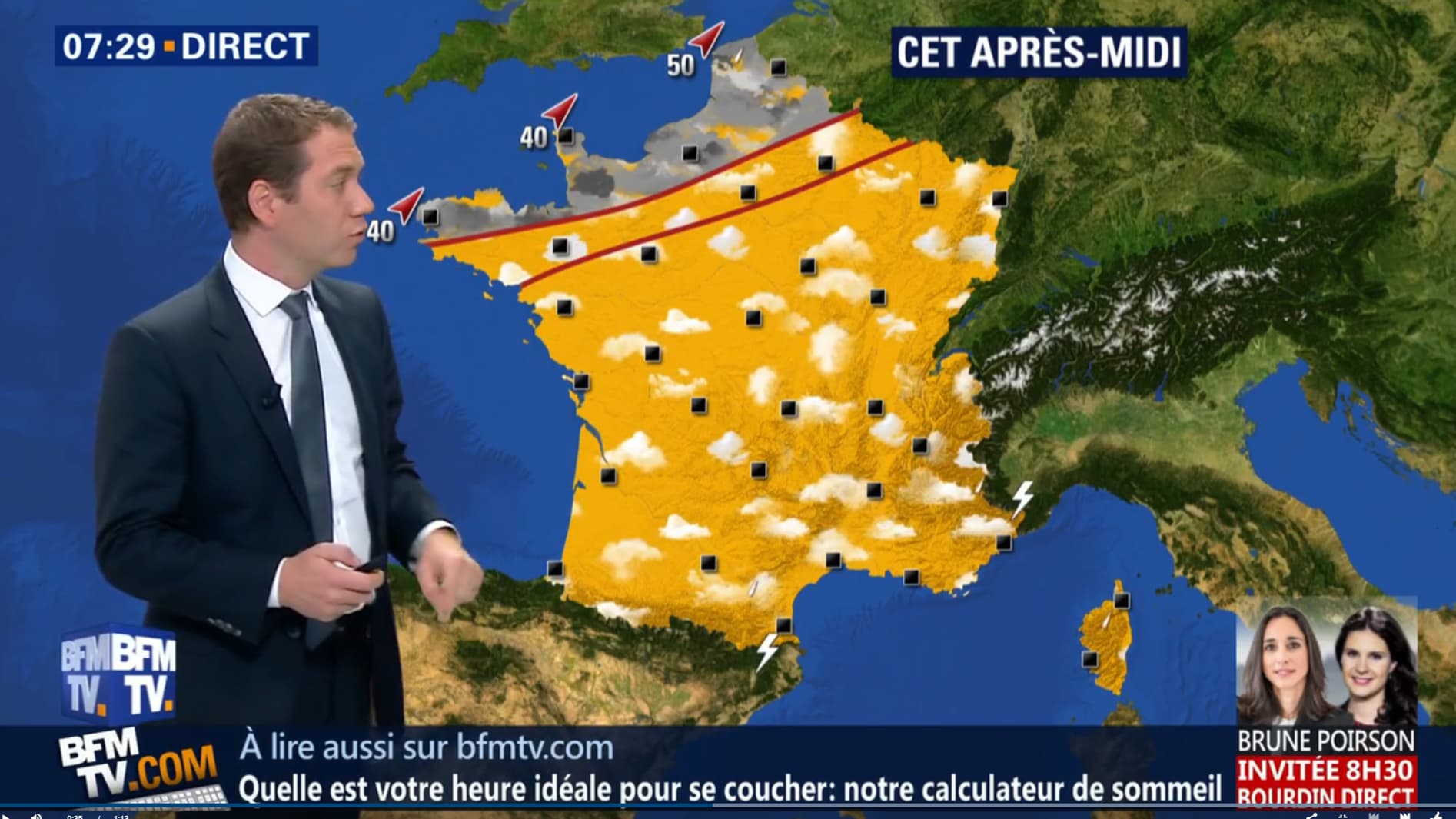Météo du mardi 24 avril après-midi