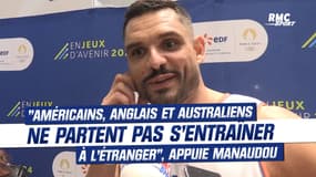 "Les Américains, Anglais, ou Australiens ne partent pas s'entraîner à l'étranger", appuie Manaudou sur le sport en France