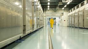 Photo diffusée par l'organisation iranienne de l'énergie atomique de l'usine souterraine de Fordo, le 6 novembre 2019