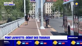 Pont Lafayette: début des travaux