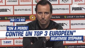 PSG 1-0 Rennes : « On a perdu contre un Top 3 européen », Stéphan relativise la défaite contre Paris