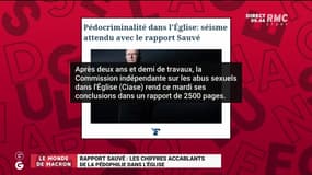 Le monde de Macron: Rapport Sauvé, les chiffres accablants de la pédophilie dans l'église - 05/10