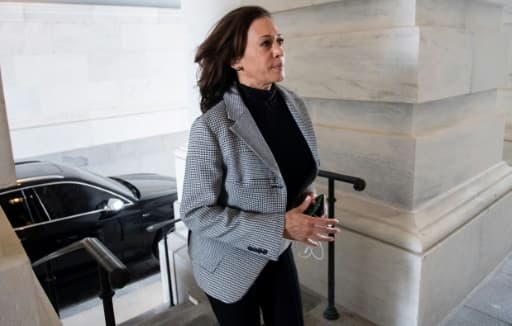La sénatrice américaine Kamala Harris, le 18 mars 2020 au Congrès à Washington La sénatrice américaine Kamala Harris, le 18 mars 2020 au Congrès à Washington