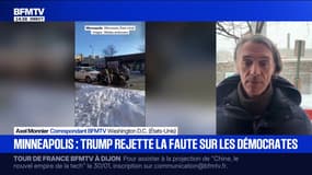 Homme abattu par l'ICE à Minneapolis: Donald Trump rejette la faute sur les démocrates