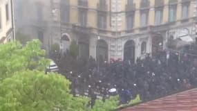 Protestation à Milan contre de l'Expo 2015 (2) - Témoins BFMTV