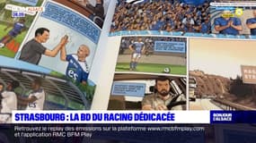 Strasbourg: séance de dédicace de la BD consacrée au Racing