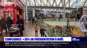 Lyon: +30% de fréquentation au centre commercial Confluence à Noël