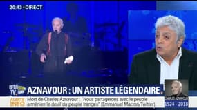 "Je le considérais comme mon maître", témoigne Enrico Macias après le décès de Charles Aznavour