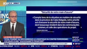 Benaouda Abdeddaïm: Total fournit au Mozambique la logistique du contre-terrorisme, critiques d'une "souveraineté privatisée" - 01/09