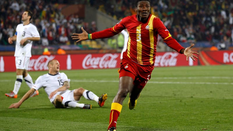 Gyan a inscrit le but victorieux du Ghana face aux Etats-Unis