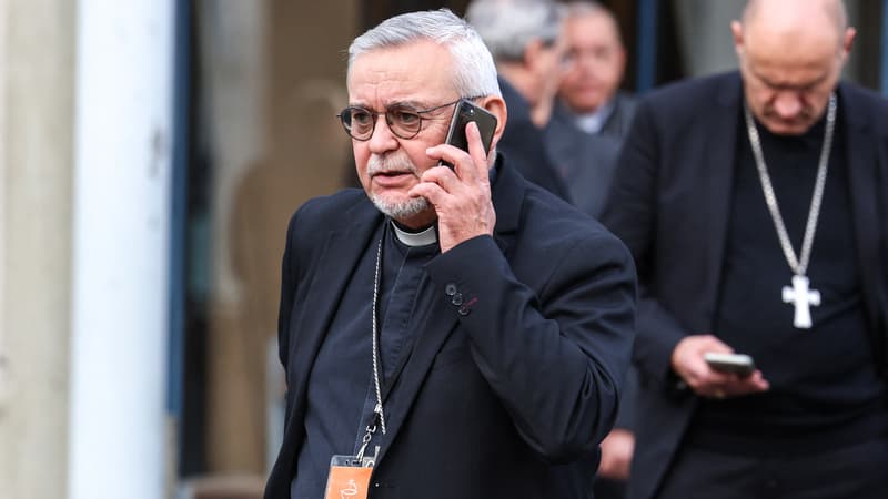 L'évêque de La Rochelle Georges Colomb le 7 novembre 2022, déchargé de son office depuis juin 2023