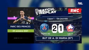 PSG 2-1 Lille : Le goal replay de la victoire à l’arrachée de Paris avec les commentaires RMC