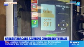 Alpes-Maritimes: face à la hausse du tabac, les Azuréens choisissent l'Italie