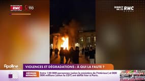 Violences et dégradations: à qui la faute? 