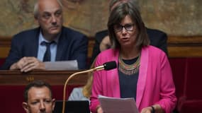 La députée Jacqueline Dubois à l'Assemblée nationale le 19 juin 2019.