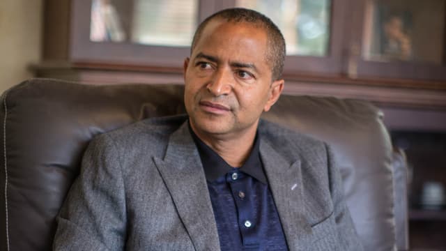 L'opposant Moïse Katumbi, ici le 2 juin 2015, est soupçonné d'avoir recruté des mercenaires étrangers.
