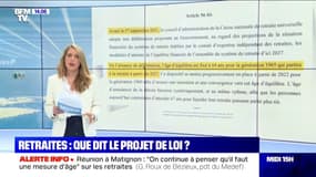 Retraites: que dit le projet de loi du gouvernement ?