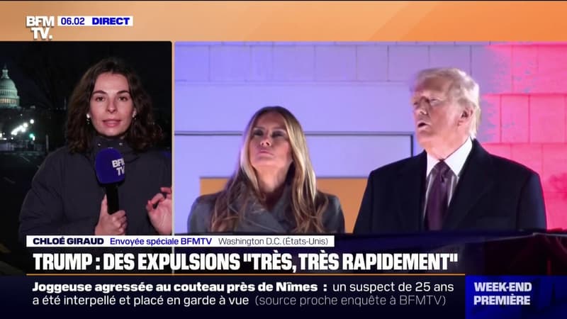 Investiture: Donald Trump promet des expulsions 