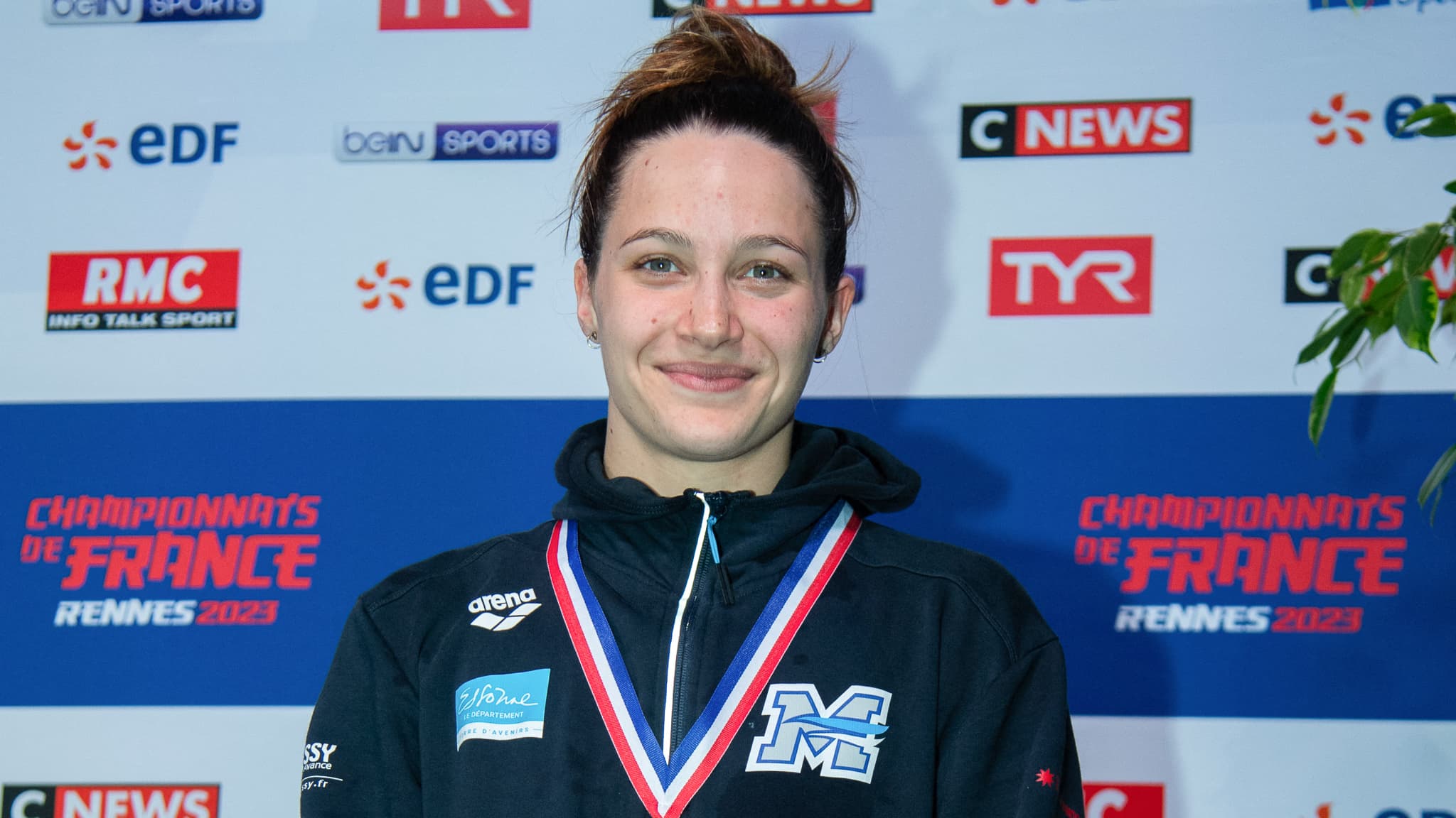 La nageuse française Lucie Vasquez lors des championnats de France de natation en juin 2023 à Rennes La nageuse française Lucie Vasquez lors des championnats de France de natation en juin 2023 à Rennes