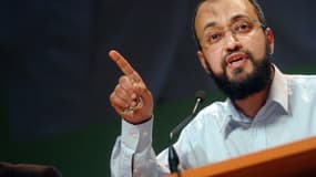 L'islamologue suisse Hani Ramadan, le 14 avril 2007 au Bourget, près de Paris