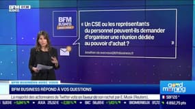 BFM Business avec vous : Un CSE peut-il demander d'organiser une réunion dédiée au pouvoir d'achat ? - 13/09