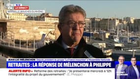 Jean-Luc Mélenchon: "Le gouvernement doit faire preuve de raison et de sagesse, il doit abandonner l'idée de la retraite par points"