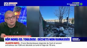 Déchets non ramassés à l'hôpital Nord de Marseille: "Il y a une prolifération de nuisibles, que ce soit les rats, les punaises de lit", déplore Kader Benayed, porte-parole de Sud Santé